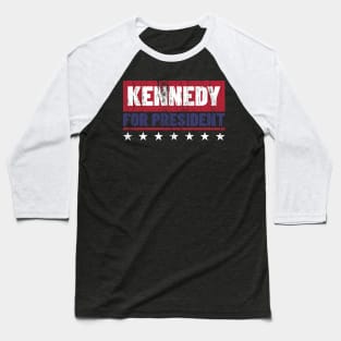 Kennedy For President v5 Vintage Baseball T-Shirt